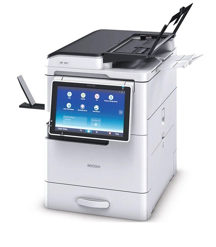 ماكينة تصوير Ricoh MP305 Plus: أداء عالي وسرعة طباعة للمكاتب الحديثة 1 Ricoh MP305 PLUS