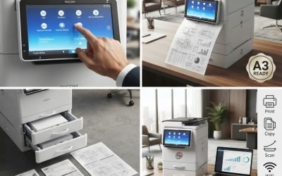 Ricoh MP 305 Plus.. ماكينة تصوير أبيض وأسود ذكية بنظام Android تجمع بين الأداء الاحترافي وسهولة الاستخدام
