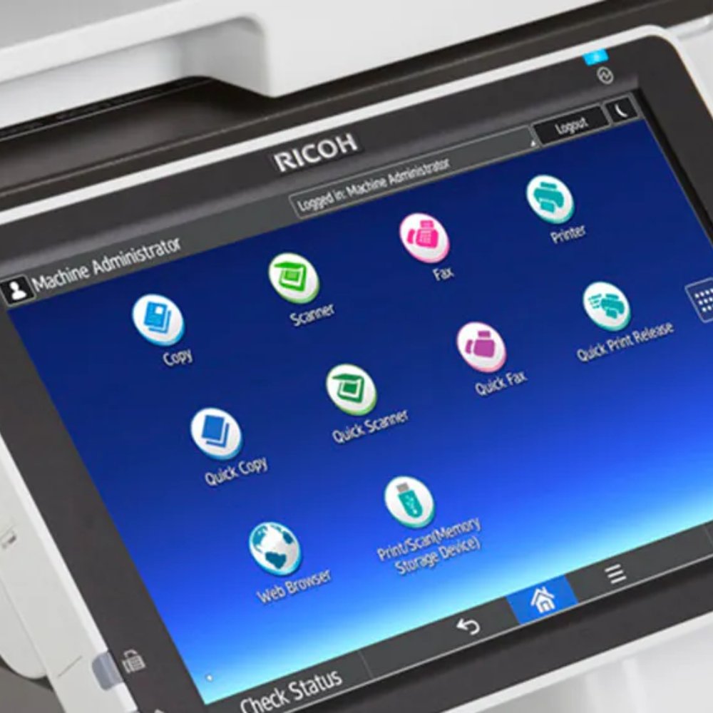 ماكينة تصوير Ricoh MP C4504 ألوان A3 – أداء احترافي وجودة طباعة ترفع مستوى شغلك 3 Ricoh MP C4054